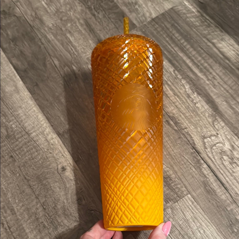 Starbucks Venti Amber Ombre Tumbler with Straw